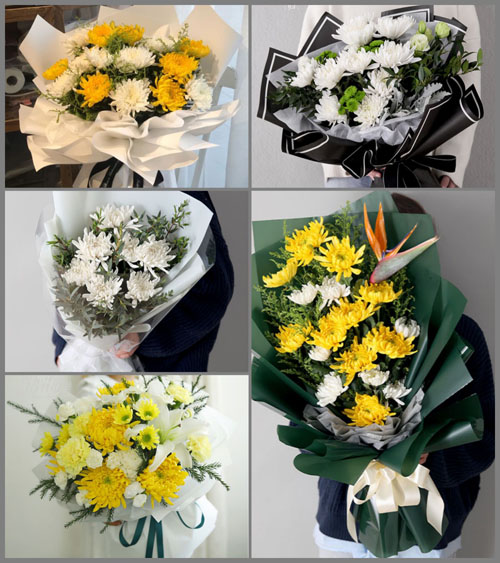 江苏南京鼓楼区宝塔桥街道白事花束代送